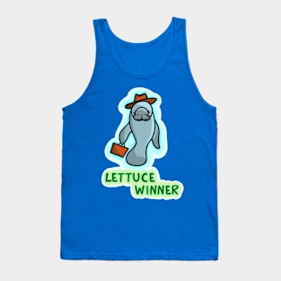 Business Manatee: Lettuce Winner Tank Top